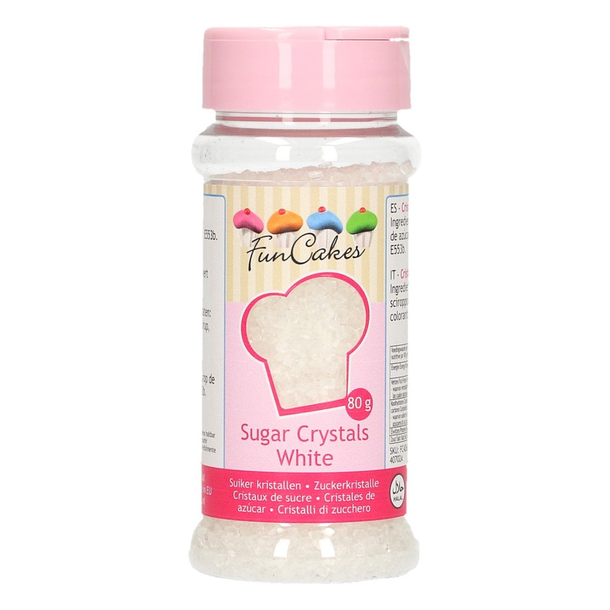 Sucre Crystal 80 g- Blanc