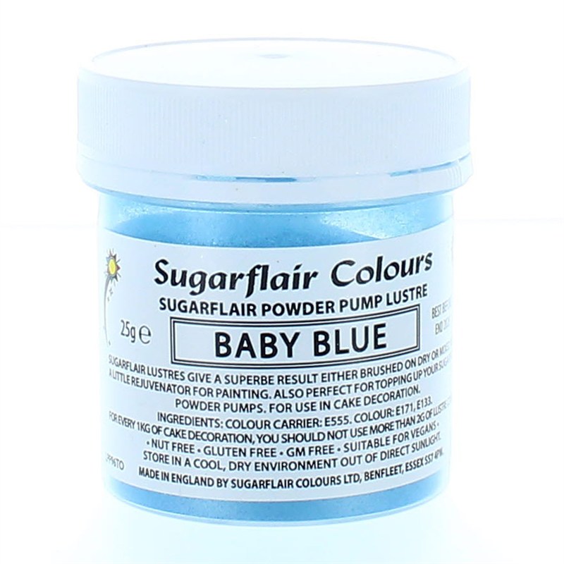 Colorant en poudre 25 g – Bleu de bébé