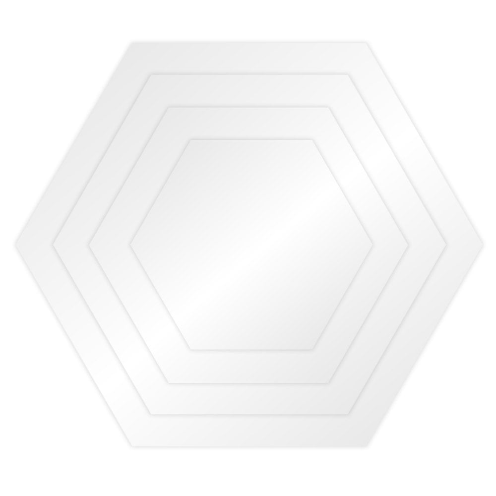 Plateau à ganache acrylique Hexagone - Choisir la taille