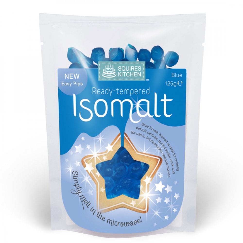 Isomalt pré-tempéré - Bleu - 125 g