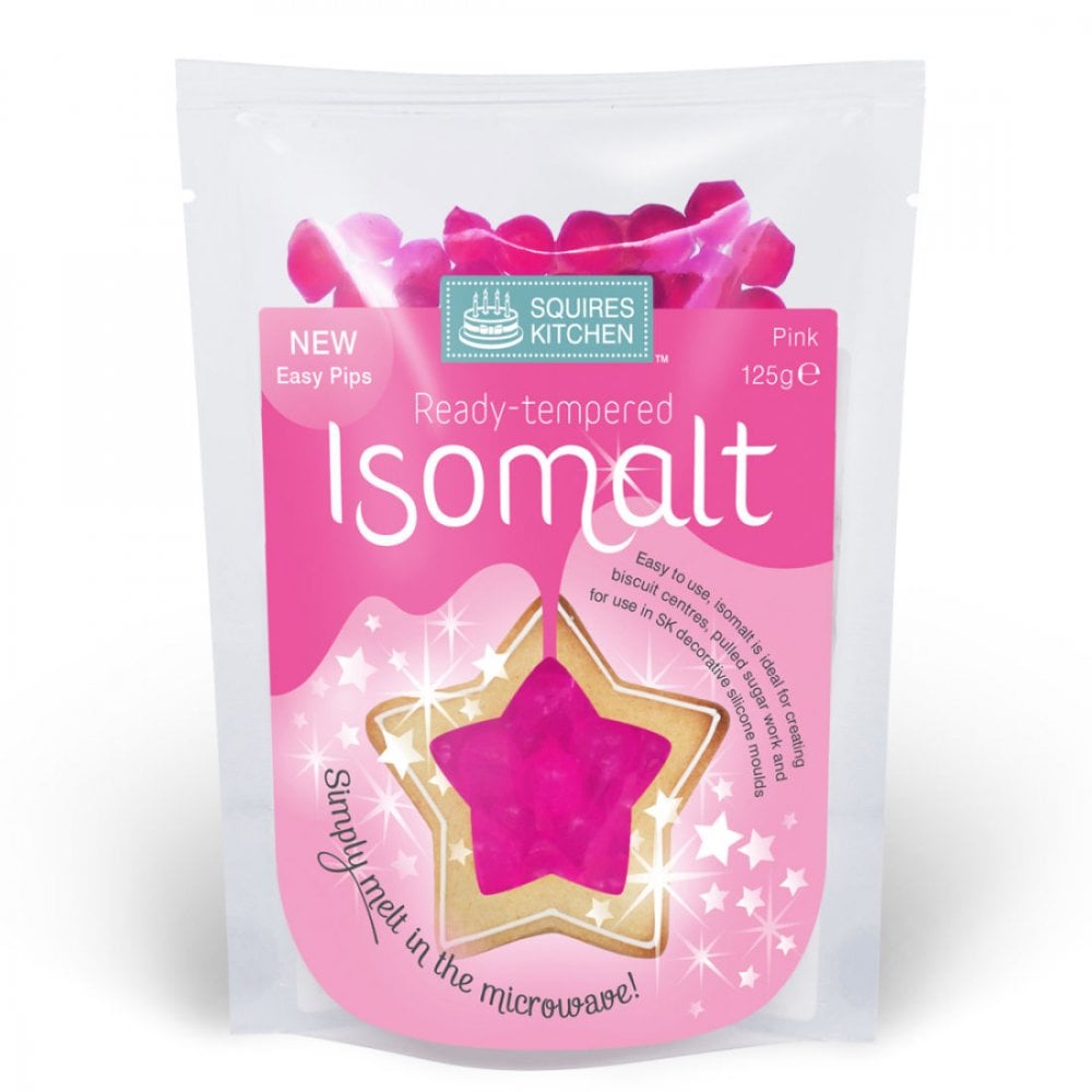 Isomalt pré-tempéré - Rose - 125 g