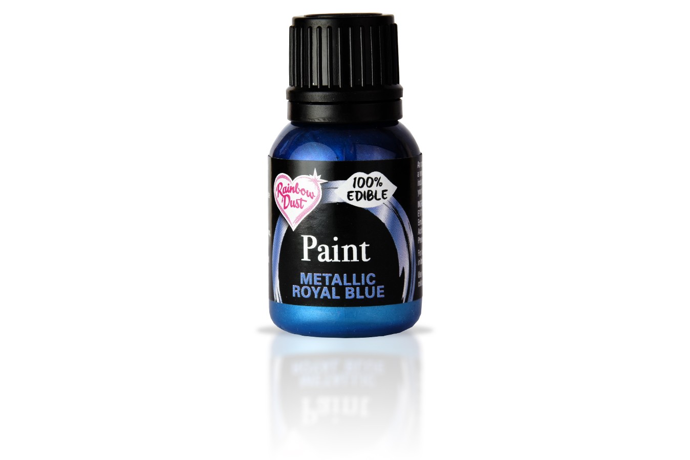 Peinture alimentaire métallisé 25 ml – Bleu royale