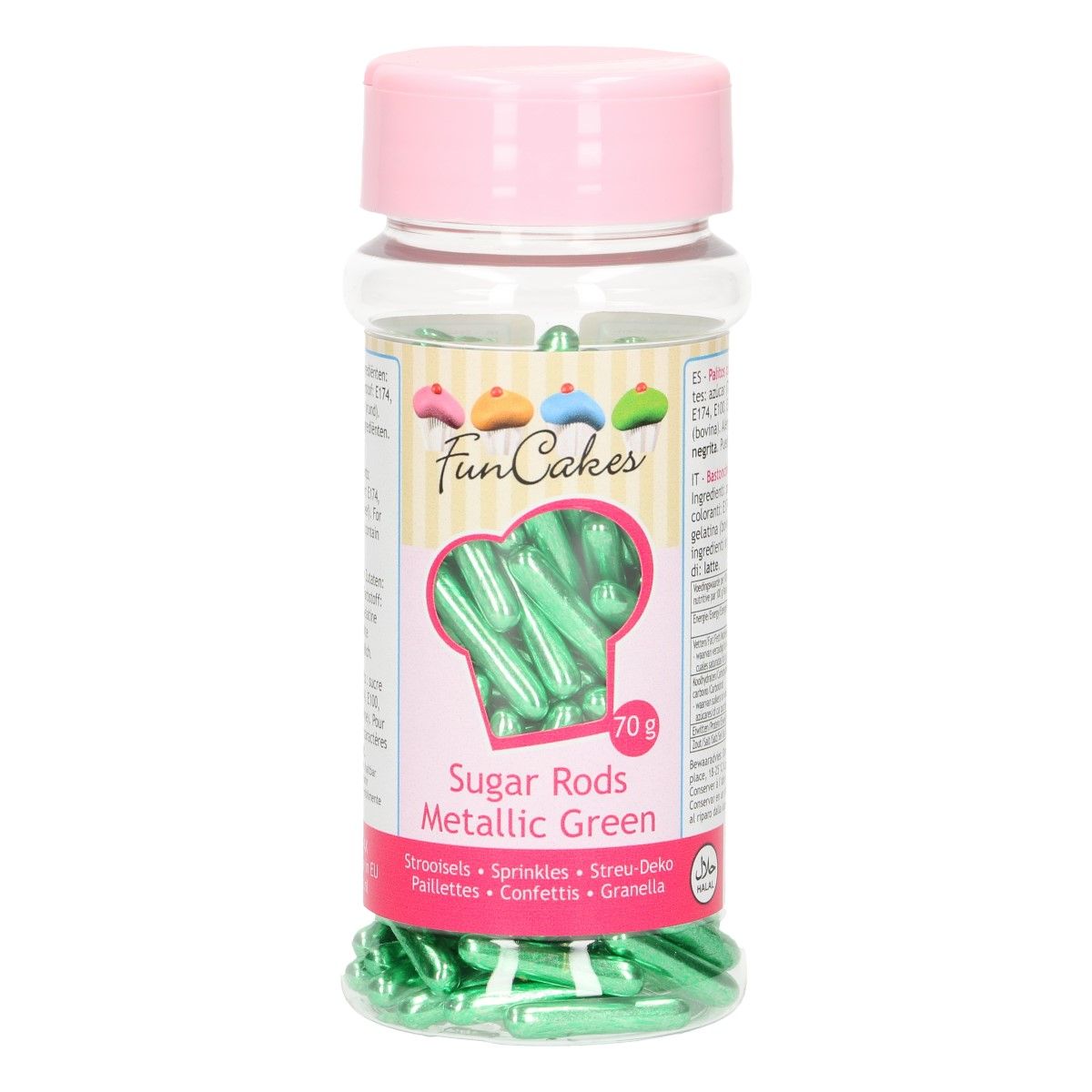 Confetti 70 g – Brins XL – Vert clair