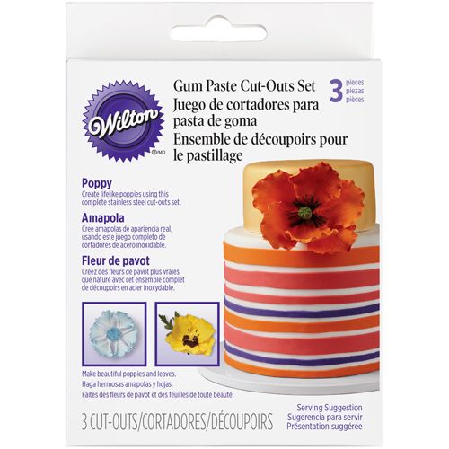 Découpoir - Coquelicots - Lot de 3 2