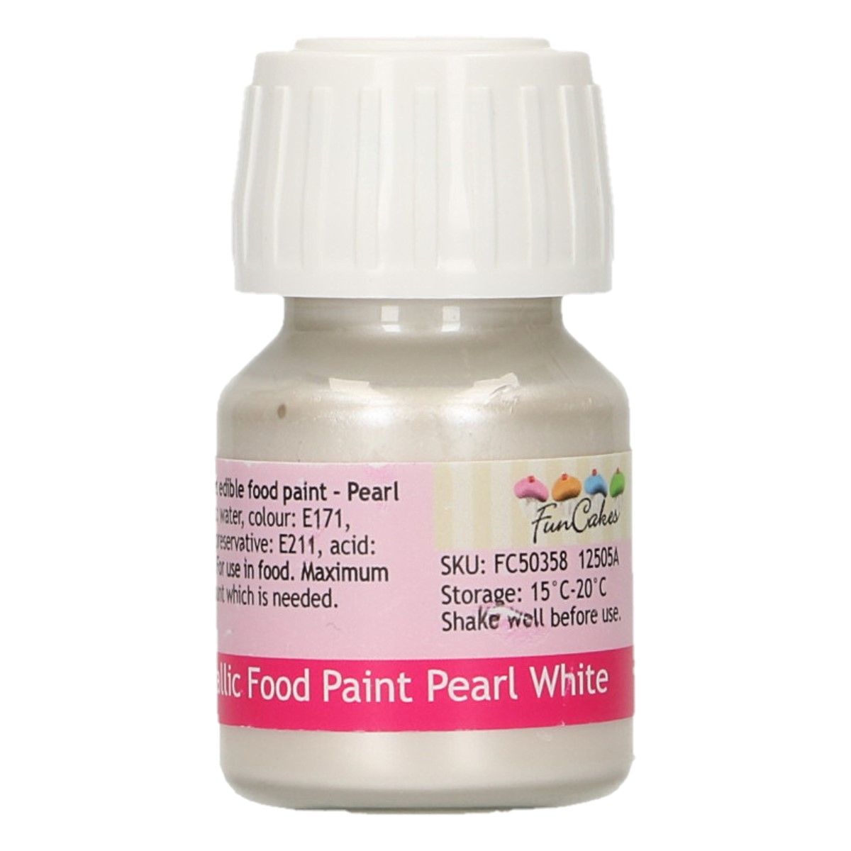 Peinture alimentaire cuivre métallique 30ml - FunCakes - MaSpatule