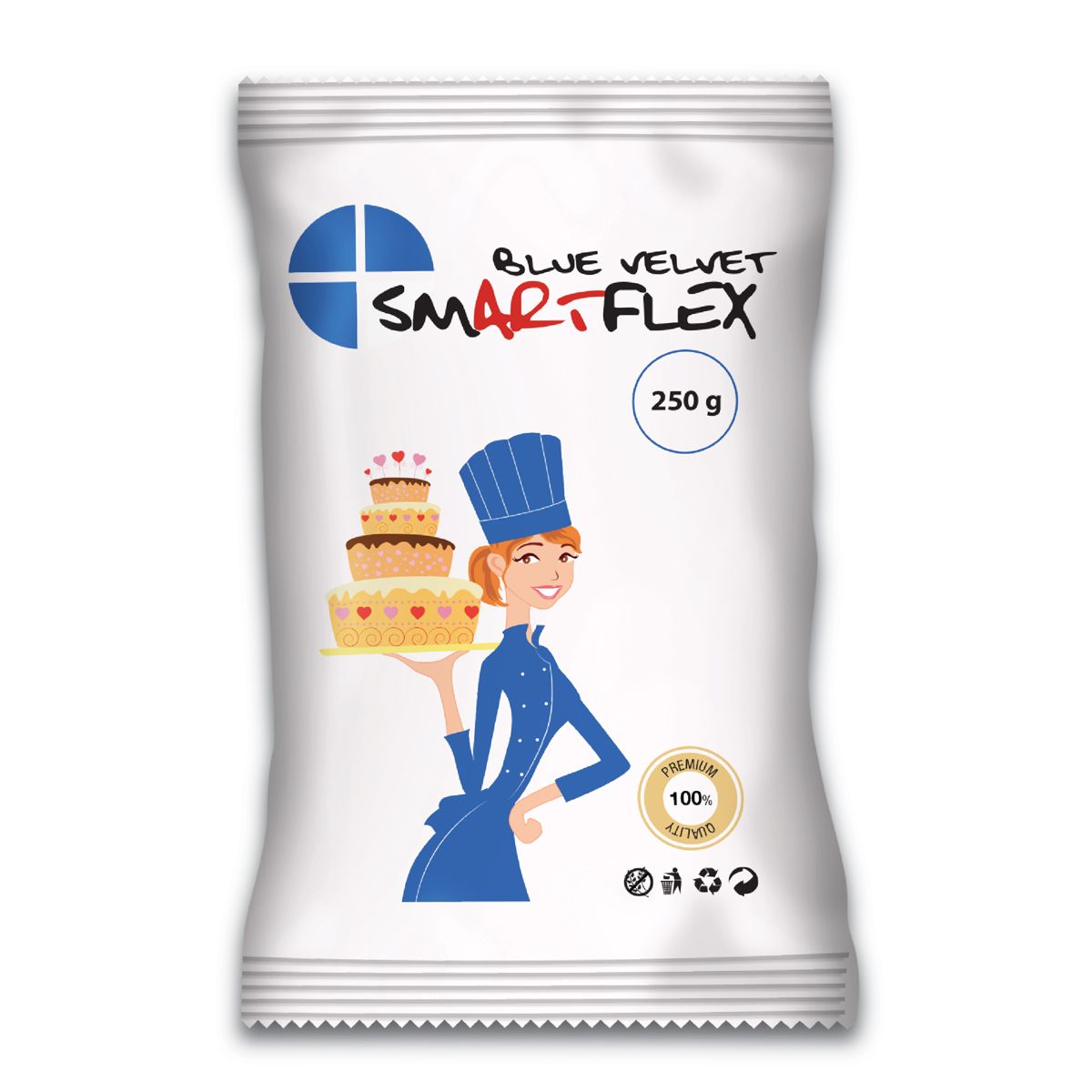 Pate à sucre SmartFlex 250 g - Bleu