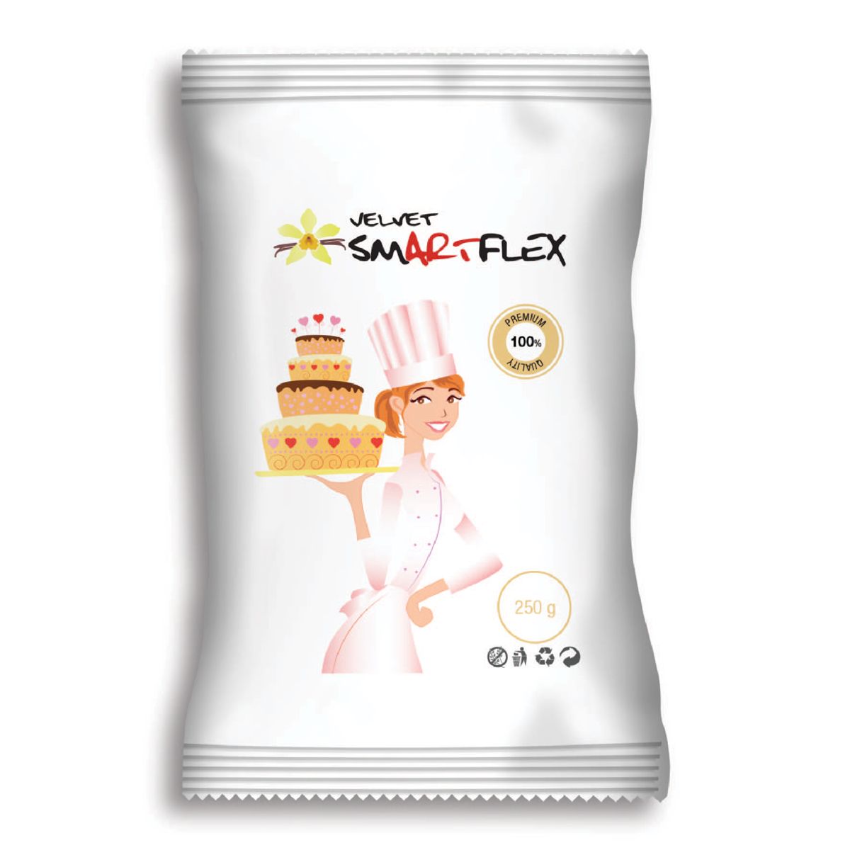 Pate à sucre SmartFlex 250 g - Vanille