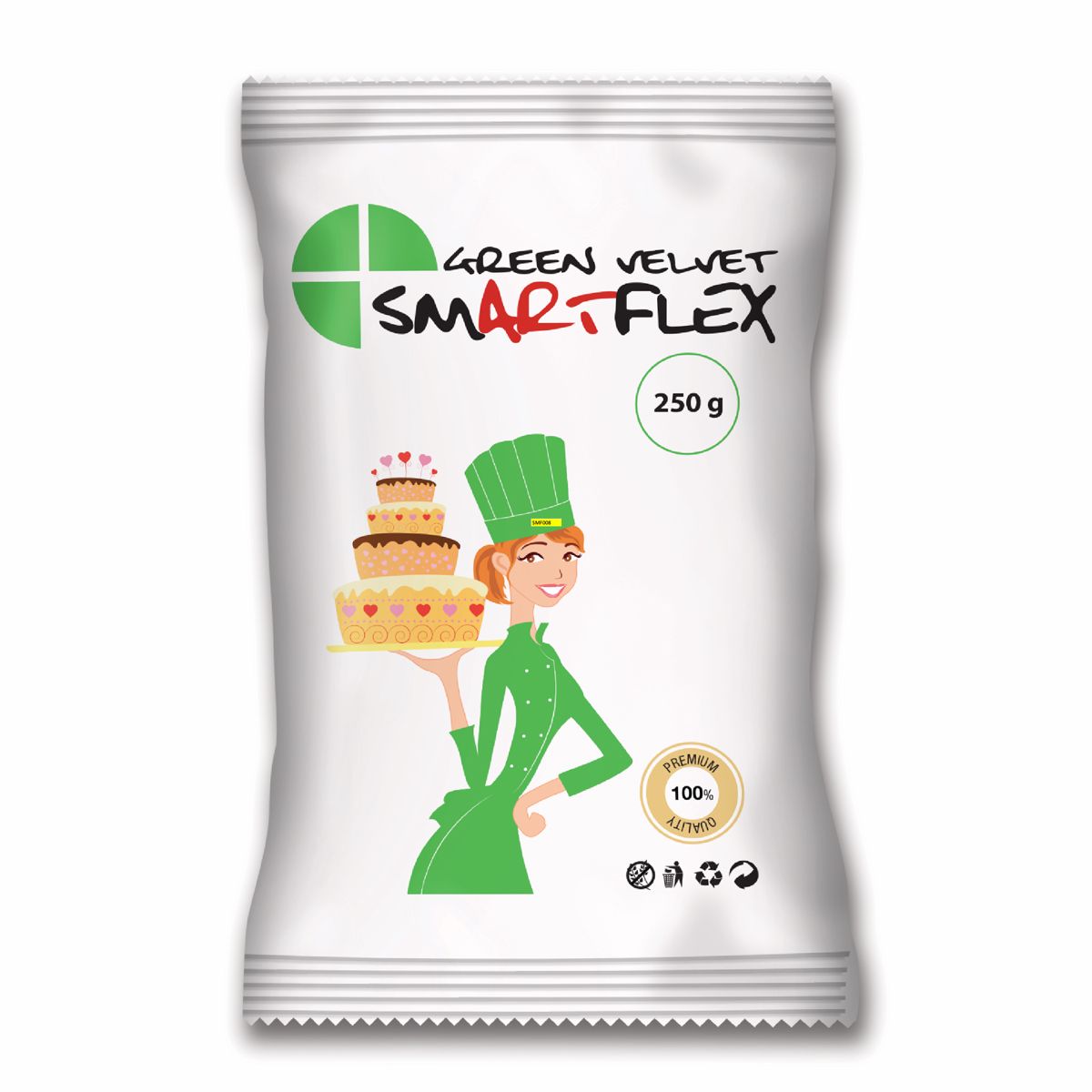 Pate à sucre SmartFlex 250 g - Vert