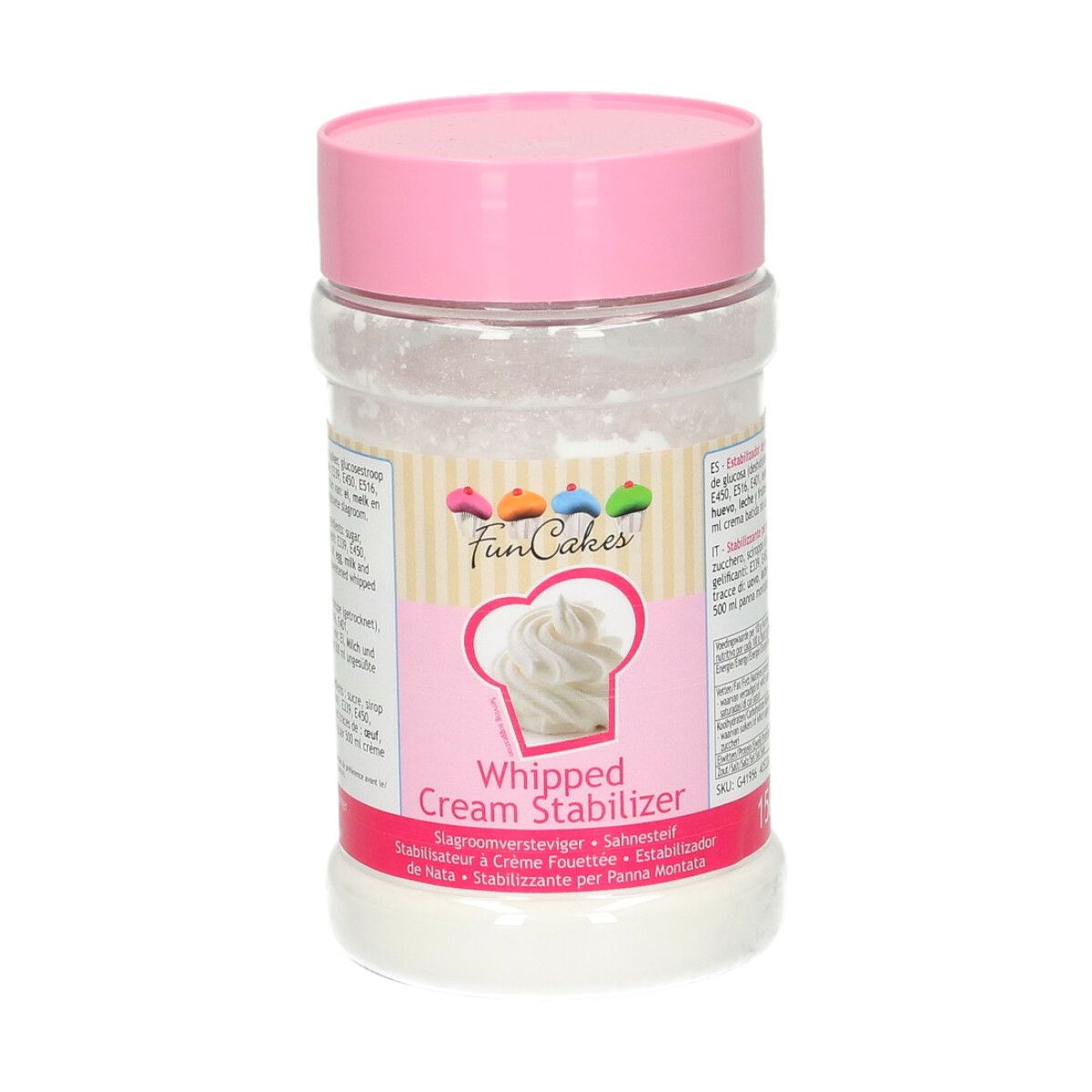 WHIPPED CREAM STABILIZER - SWEETENED 150G