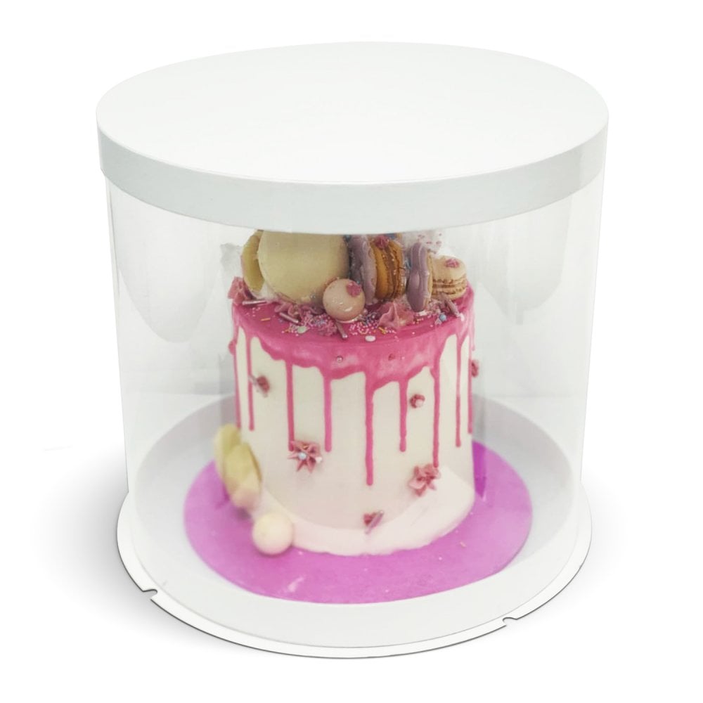 Boite A Gateaux Rond Transparent 30 Cm O Sugarart