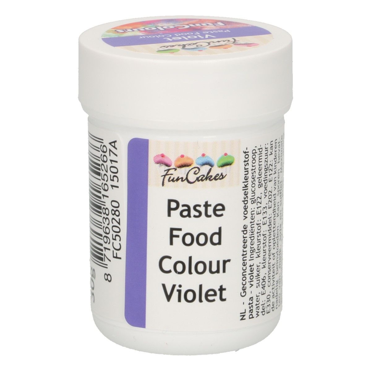 Pâte à Sucre Violet 100 g - Pâte à sucre de couleur violette