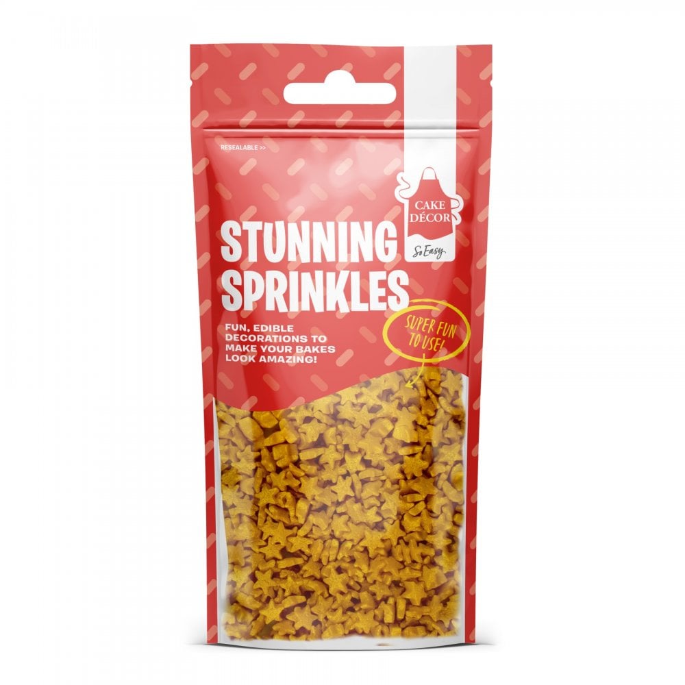 Mix de Sprinkles 50 g - Etoiles - Or