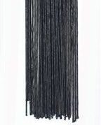 Tige à fleur - Noir - Jauge 24 (0.56 mm)- Lot de 50