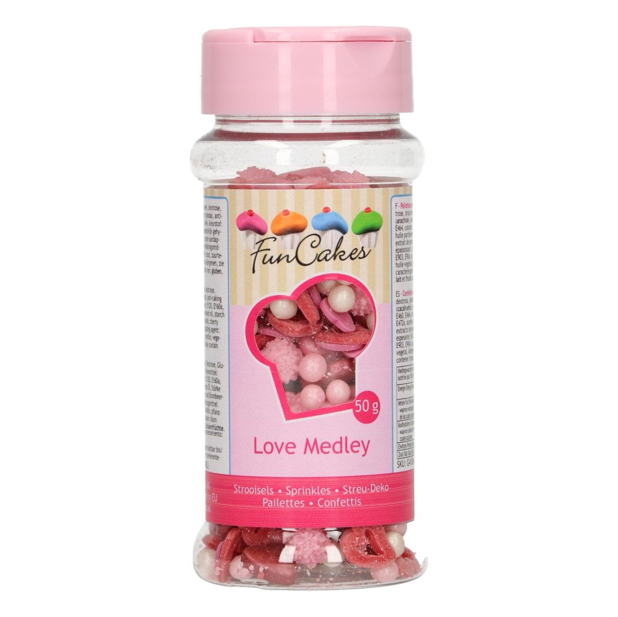 Mix de Sprinkles - Love Medley - 50 g