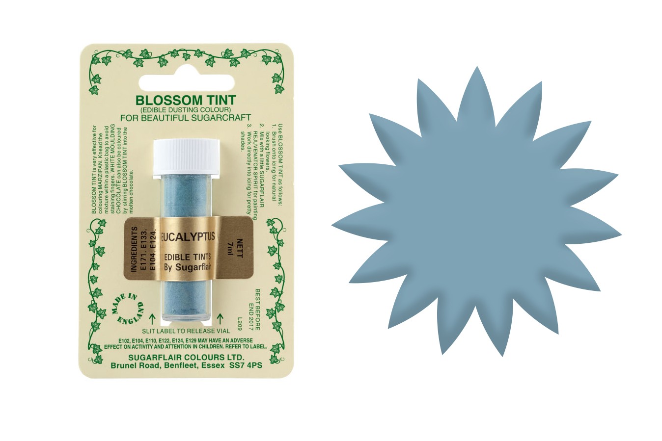 Poudre Blossom 7 ml - Vert Eucalyptus