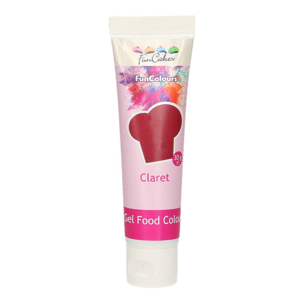 Colorant alimentaire en gel 30 g en Tube – Rouge Claret
