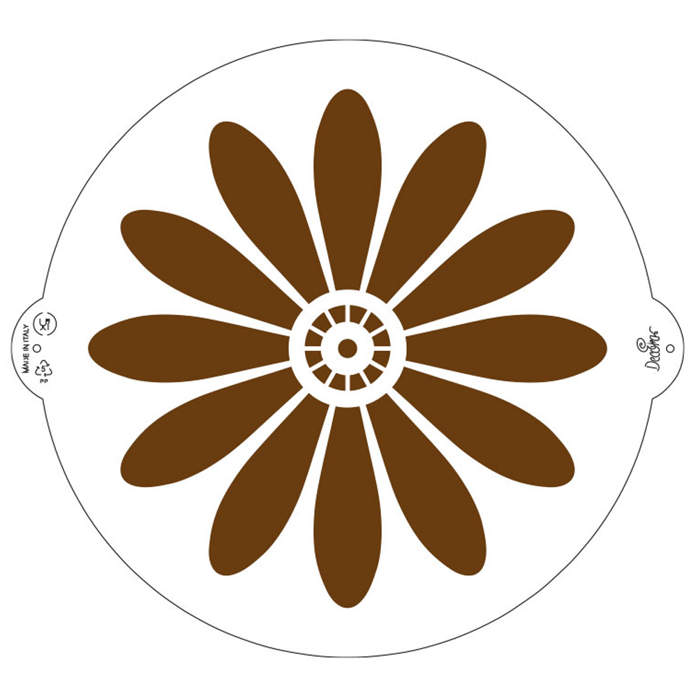 Pochoir – Fleur Marguerite