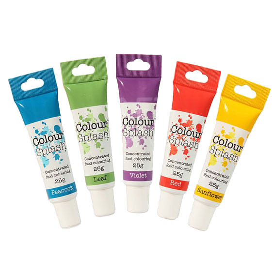 Colorant alimentaire en gel – Bleu - Lot de 4 - O'SugarArt