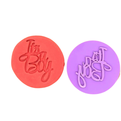 Empreinte Cupcakes et Cookies - It's a Boy "Curly"