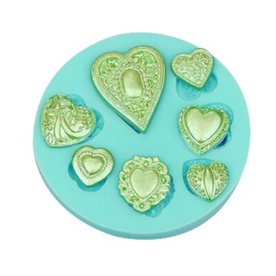 Moule en silicone - Bijoux Coeurs