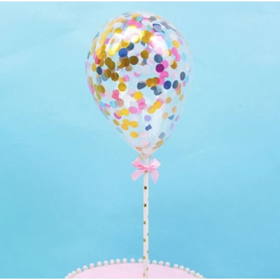 Topper de Ballons à Confettis - Multicolores