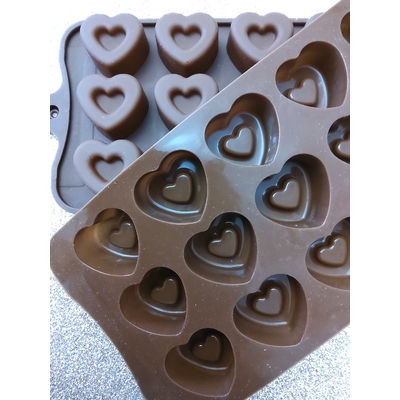 Moule pour chocolat 3D - Cœur