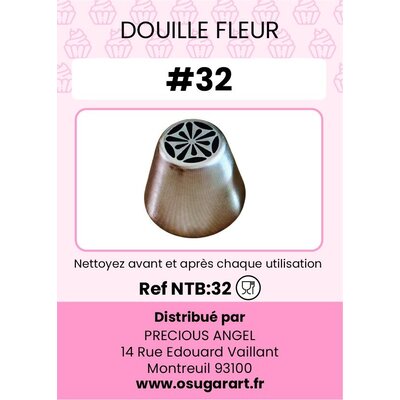 Douille pâtissière T - fleur 32