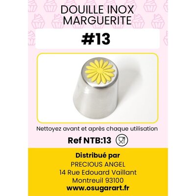 Douille pâtissière T - marguerite 13