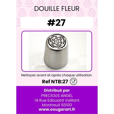Douille pâtissière T - fleur 27