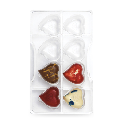 Moule pour chocolat - Coeur Fancy