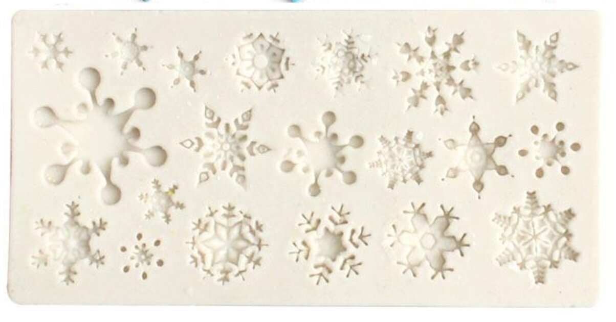 Lot De 7 Moules En Silicone Flocons De Neige De Noël - Pour Résine époxy, Plâtre, Bougies - DIY Décorations De Fêtes - 7