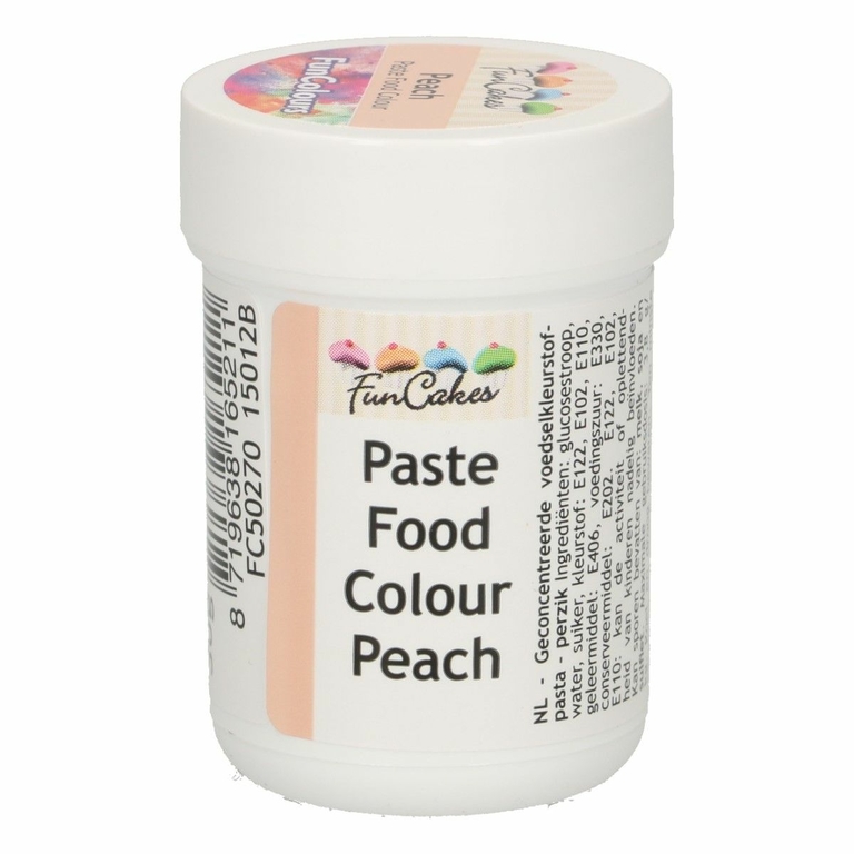 Colorant alimentaire en gel 30 g – Pêche - O'SugarArt