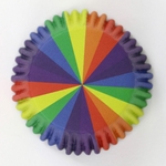 Caissettes à cupcake Rainbow – Lot de 30