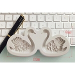 Moule en silicone - Couple de Cygnes
