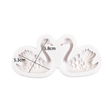 Moule en silicone - Couple de Cygnes