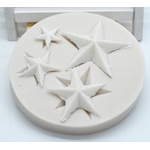Moule en silicone - Etoiles bombées