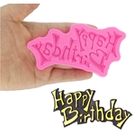 Moule en silicone - Happy Birthday "Funky"