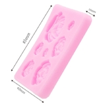 Moule en silicone - Rose - 7 tailles