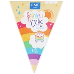 Colorant alimentaire en gel PME - Rainbow Cake - Lot de 7