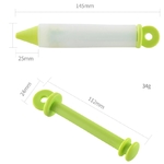 Stylo en silicone - Bouteille pressable - 4 embouts
