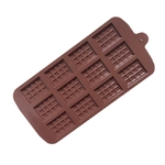 Moule pour chocolat 3D - 12 Mini Tablettes