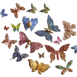 Moule en silicone - Papillons Détaillés