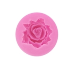 3D Moule de rose en silicone 3,6cm