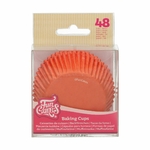 Caissettes à Cupcakes – Orange – Lot de 48