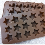 Moule pour chocolat 3D - Étoiles