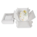 Boîte à gâteaux à fenêtre