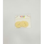 Topper en Acrylique Cercle - Bapteme - Or - Lot de 5
