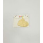 Topper en Acrylique Pied - Baby - Or - Lot de 5