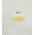 Topper en Acrylique Cercle - Eid Mubarak - Or - Lot de 5