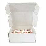 Boîte pour 6 cupcakes Solide – Blanc 1